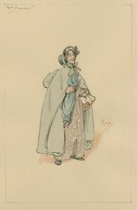 Signora Bagnet, c.1920s da Joseph Clayton Clarke